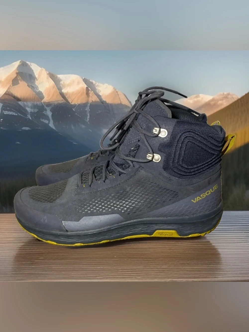 Vasque Breeze LT NTX Men's 11.5Hiking Shoes Mid Running Trail Blue Vibram